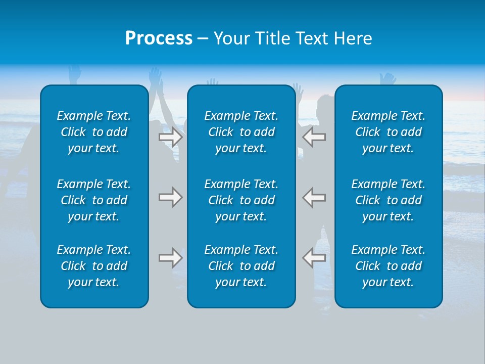 Boy Sea People PowerPoint Template