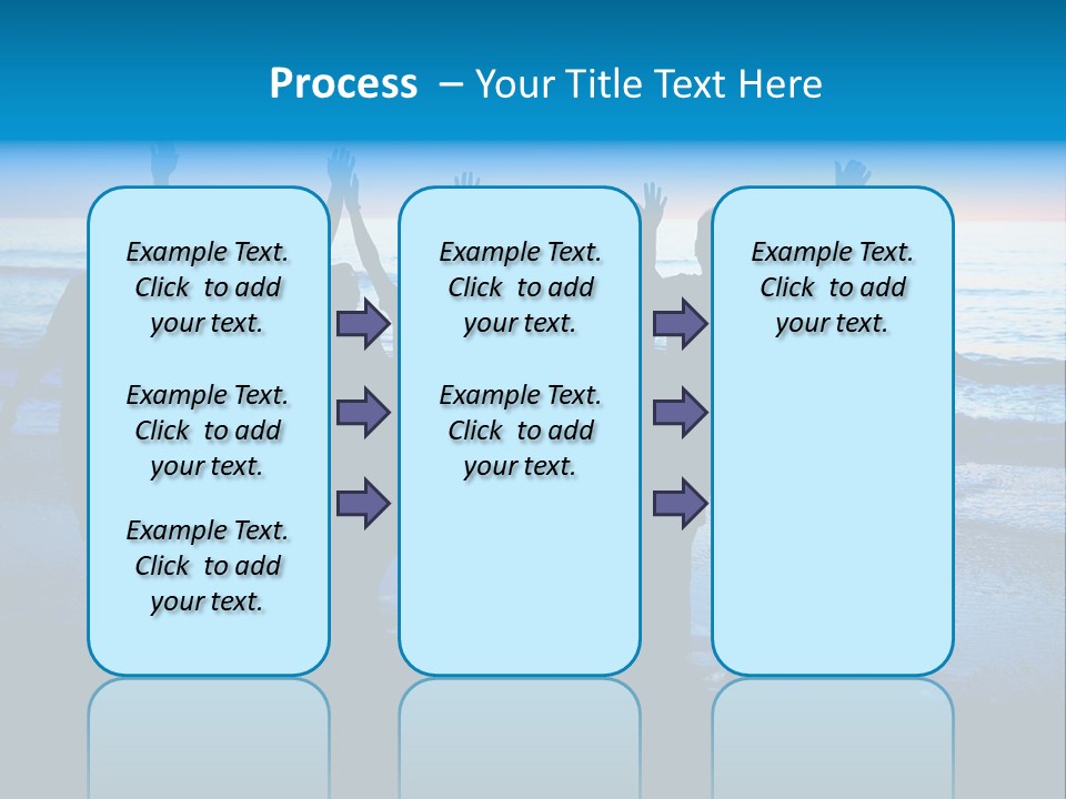 Boy Sea People PowerPoint Template
