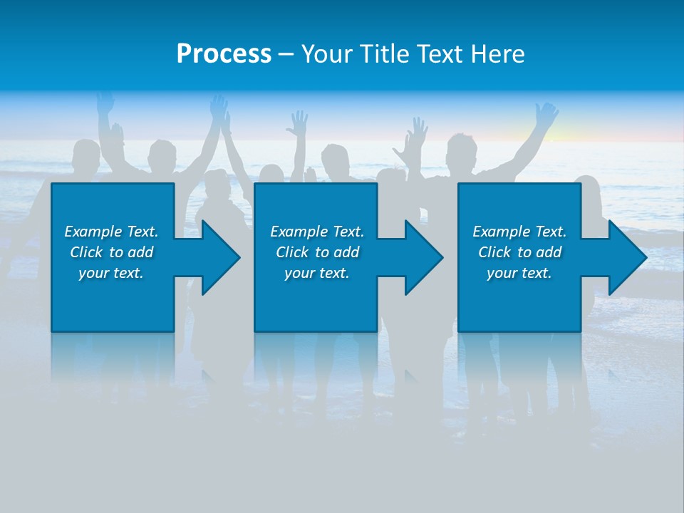 Boy Sea People PowerPoint Template