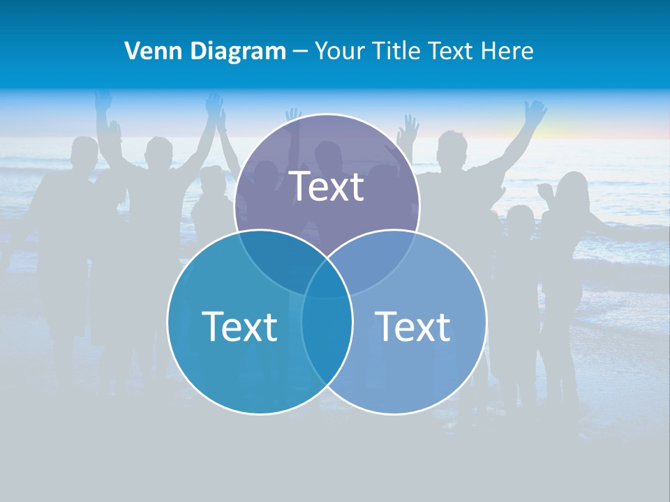 Boy Sea People PowerPoint Template