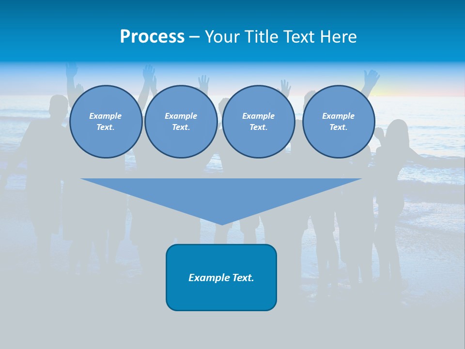 Boy Sea People PowerPoint Template