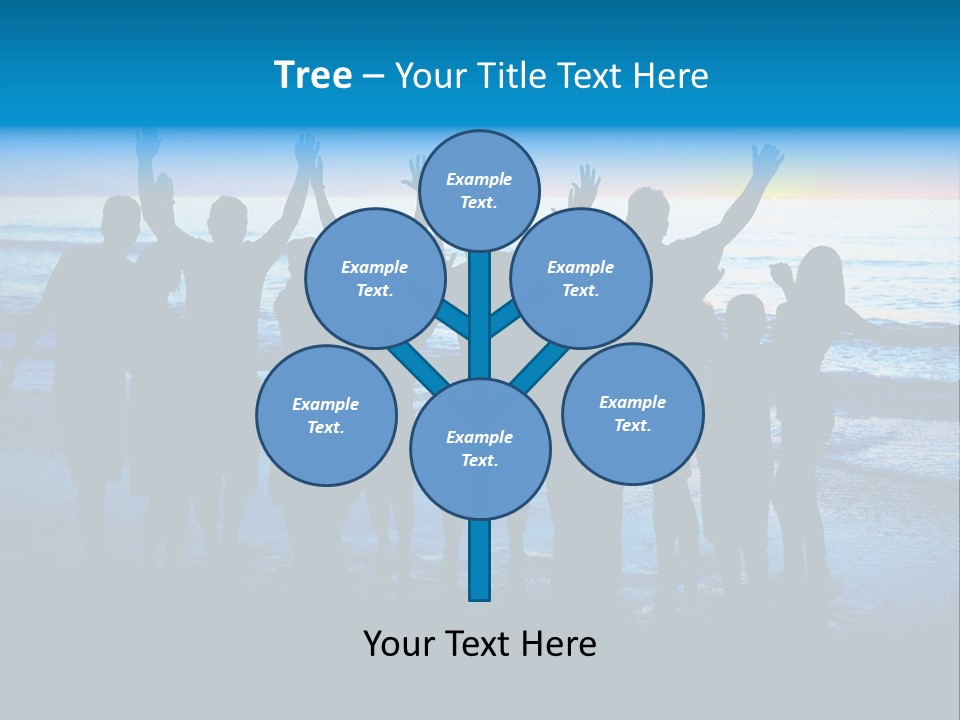 Boy Sea People PowerPoint Template