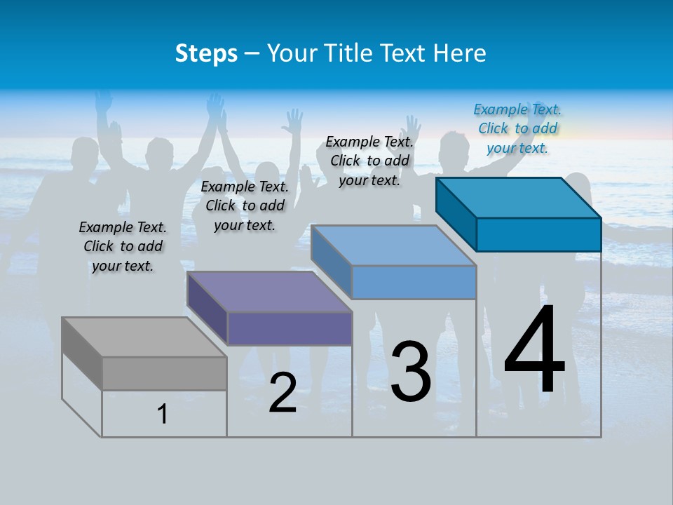 Boy Sea People PowerPoint Template