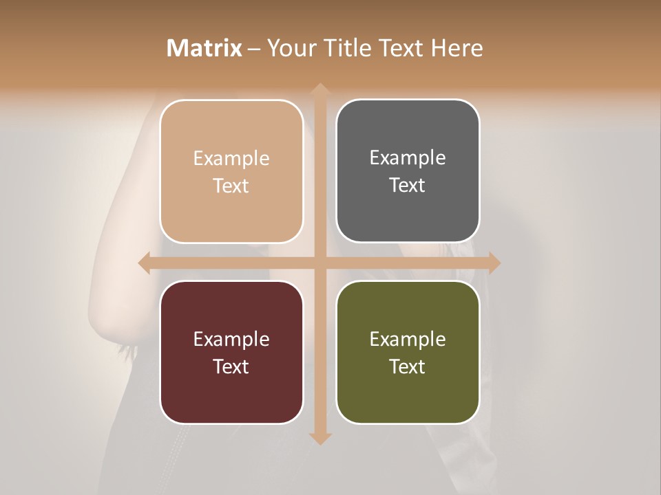Confused Depressed Misery PowerPoint Template
