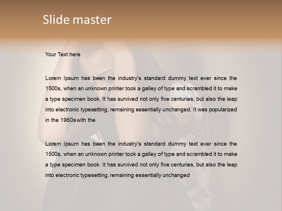 Confused Depressed Misery PowerPoint Template