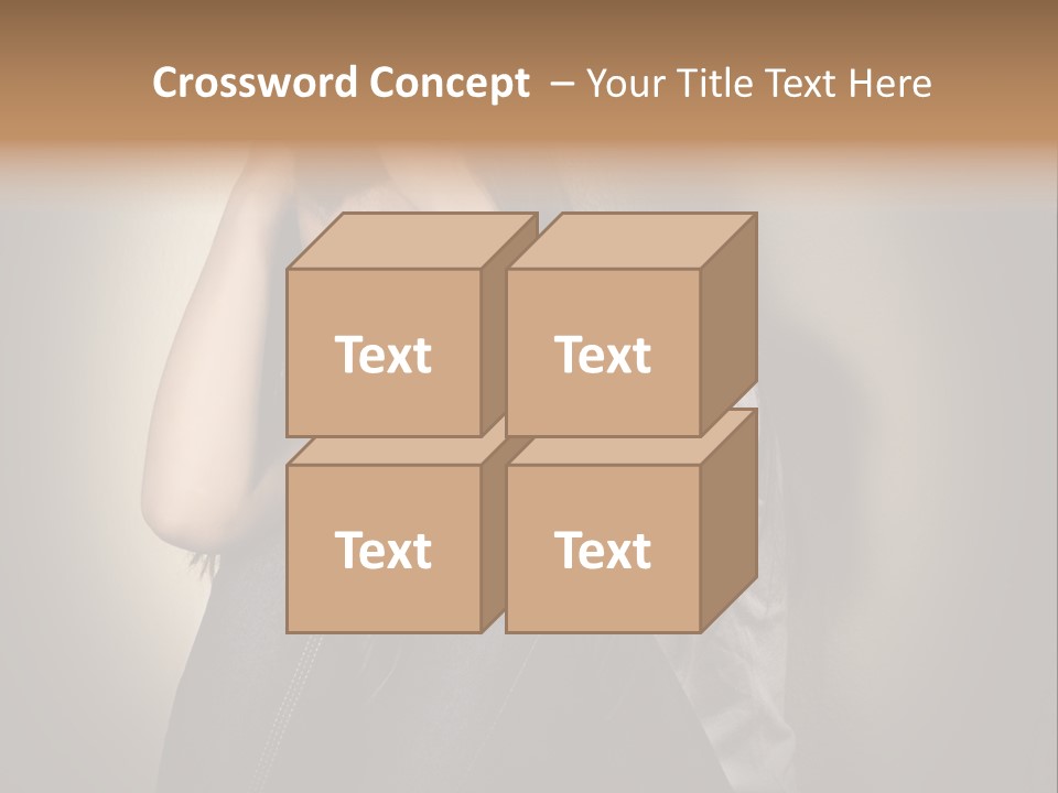 Confused Depressed Misery PowerPoint Template