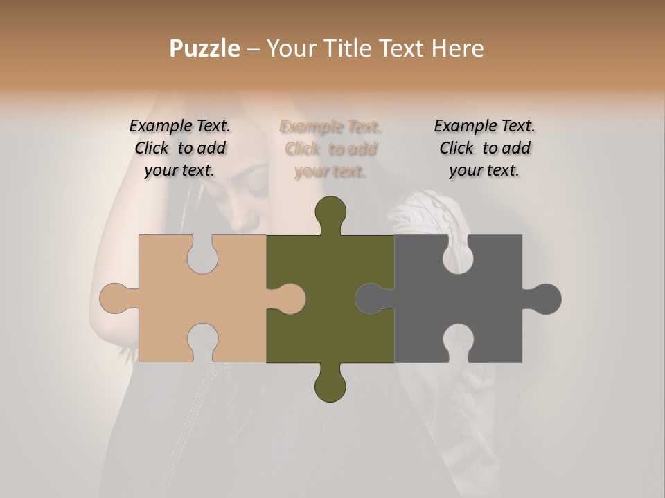 Confused Depressed Misery PowerPoint Template