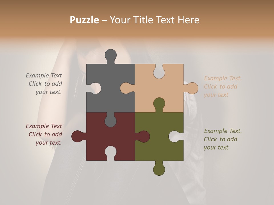 Confused Depressed Misery PowerPoint Template