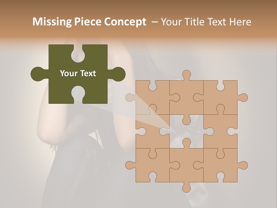 Confused Depressed Misery PowerPoint Template