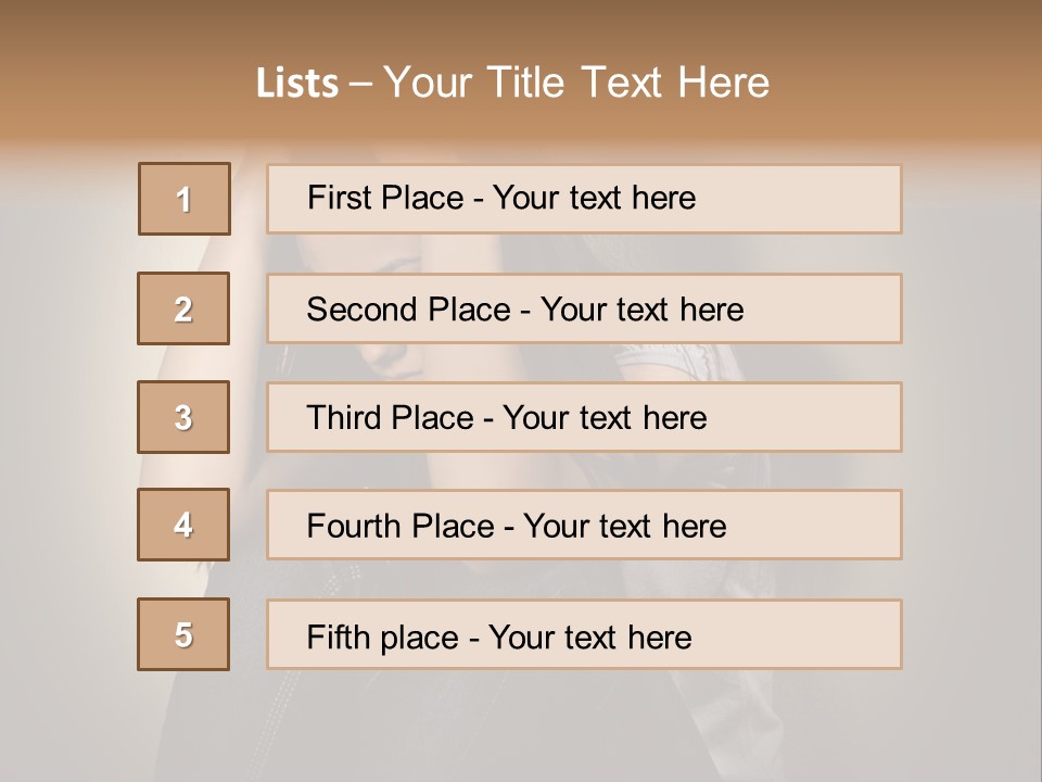 Confused Depressed Misery PowerPoint Template