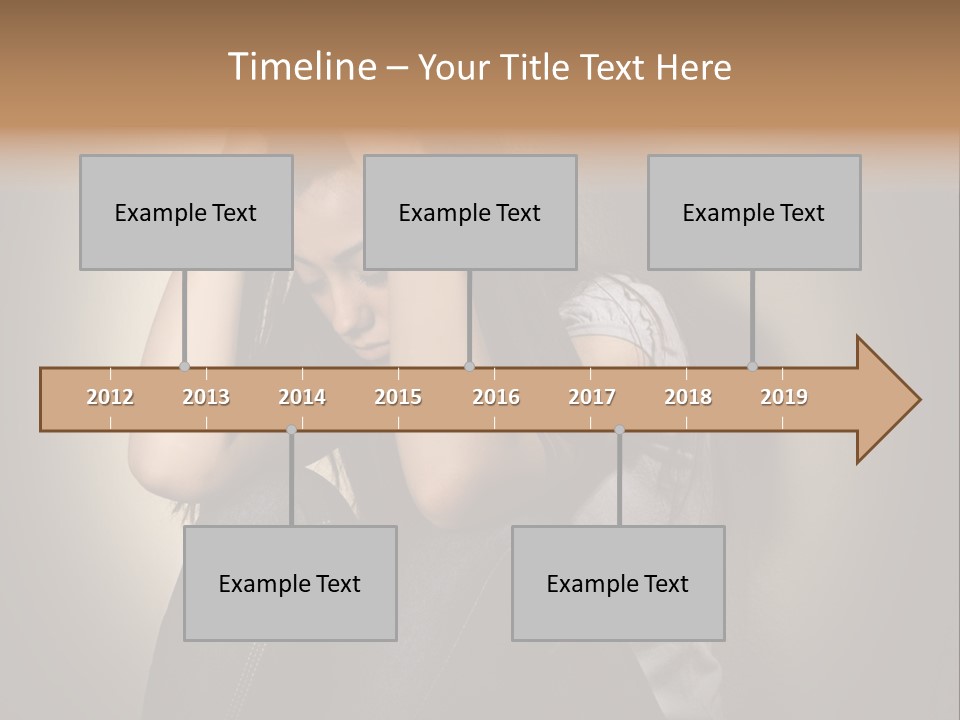 Confused Depressed Misery PowerPoint Template