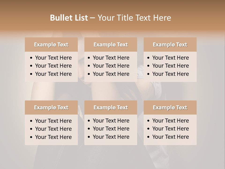 Confused Depressed Misery PowerPoint Template