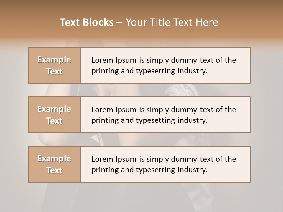 Confused Depressed Misery PowerPoint Template