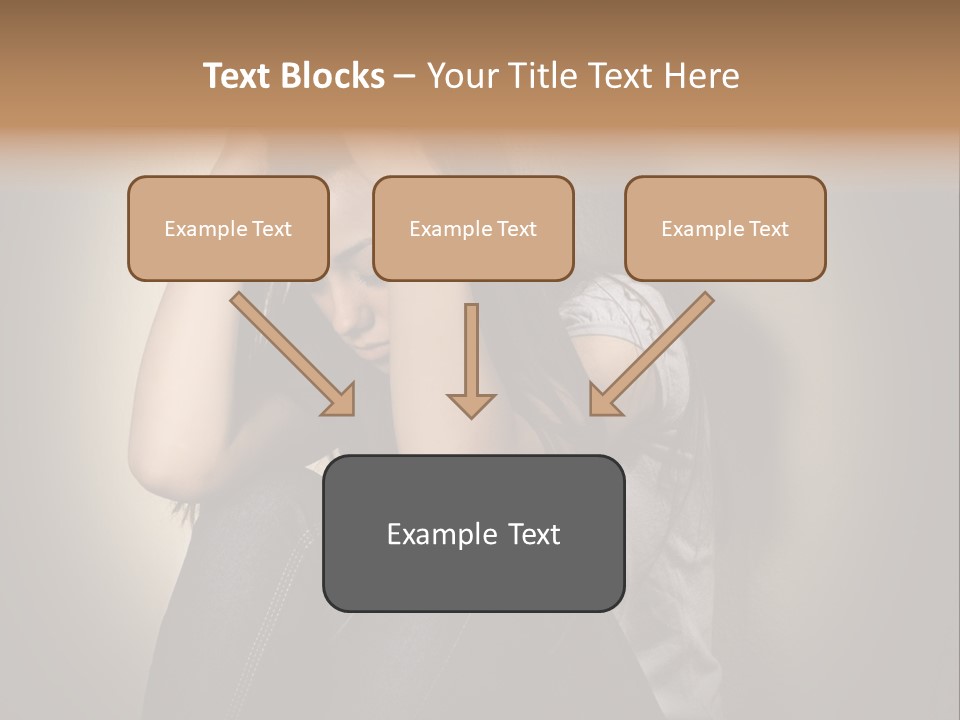 Confused Depressed Misery PowerPoint Template