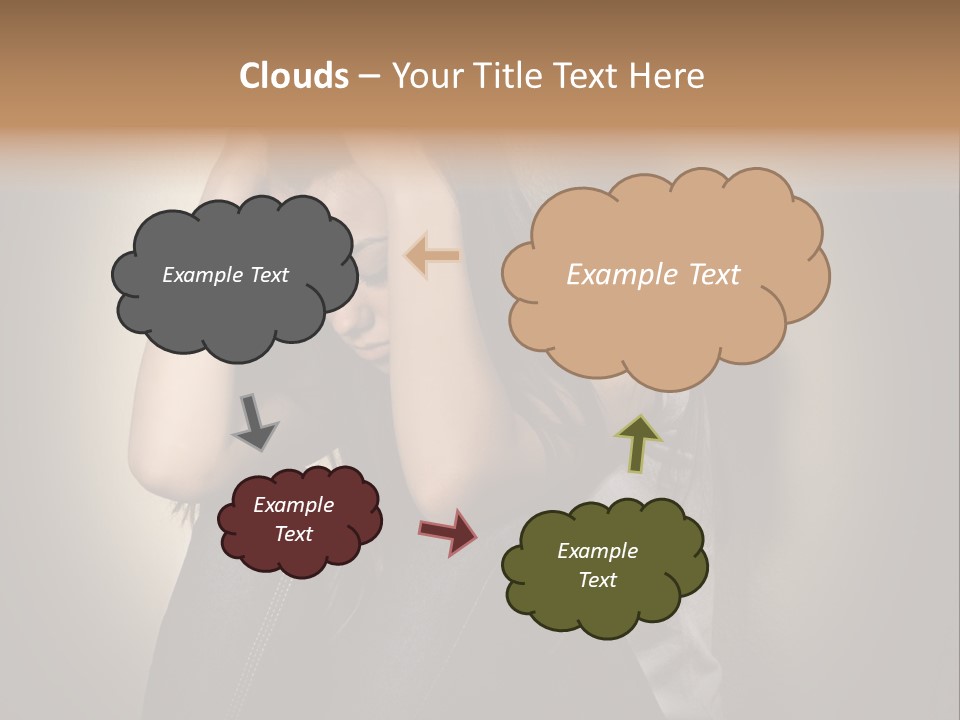 Confused Depressed Misery PowerPoint Template