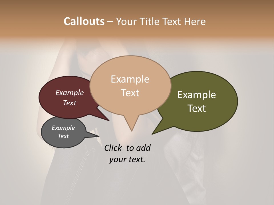 Confused Depressed Misery PowerPoint Template