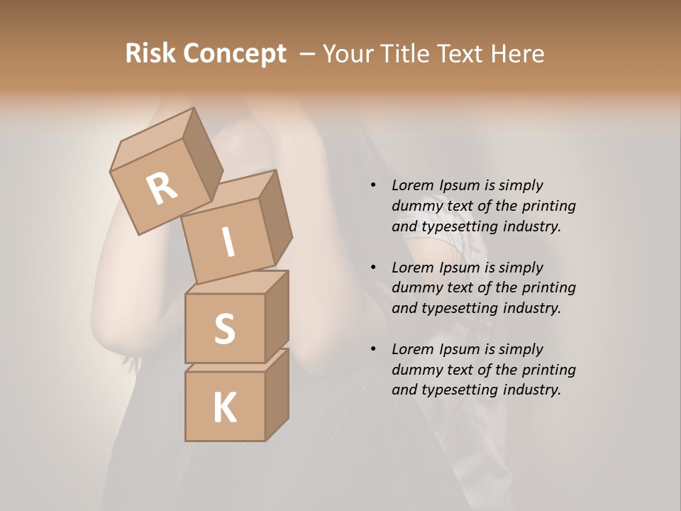 Confused Depressed Misery PowerPoint Template