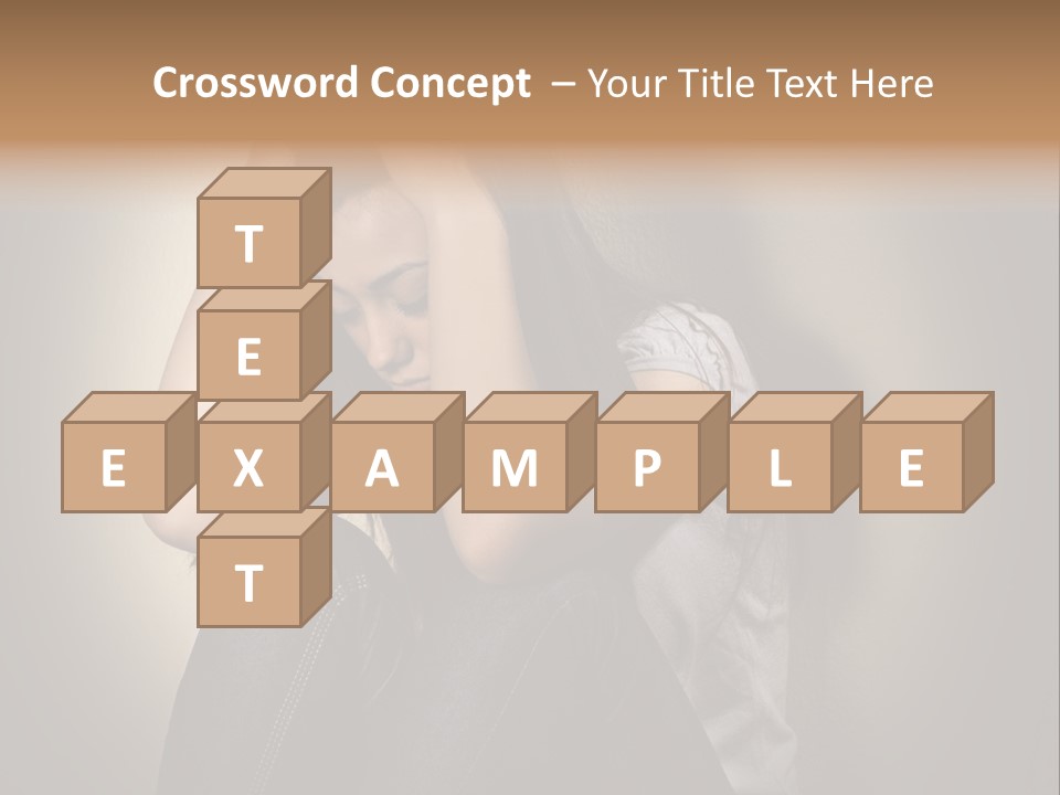 Confused Depressed Misery PowerPoint Template