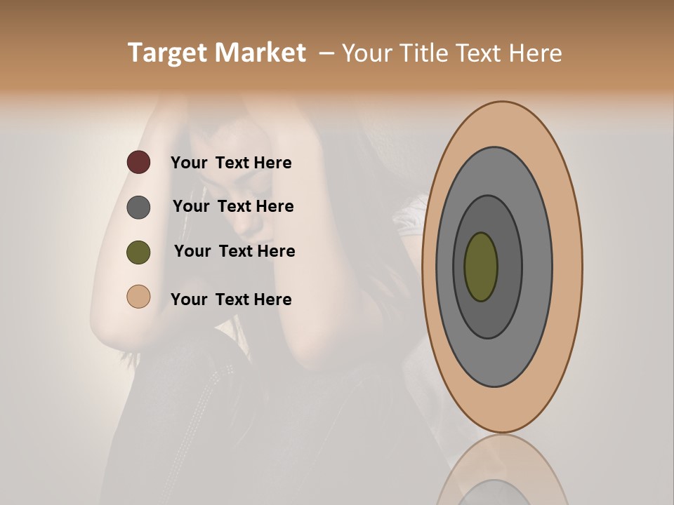 Confused Depressed Misery PowerPoint Template