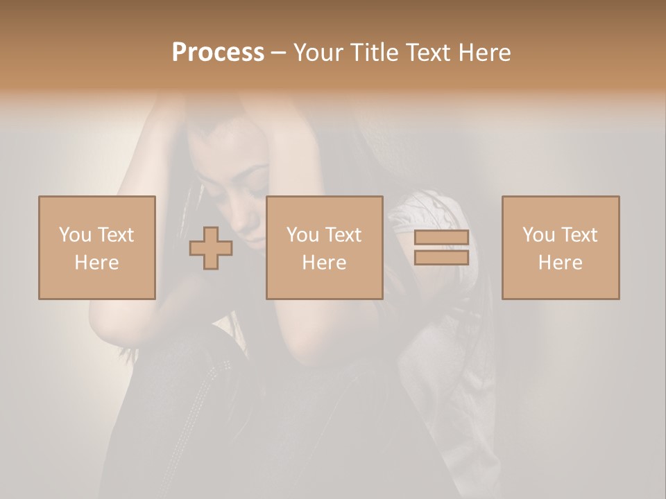 Confused Depressed Misery PowerPoint Template