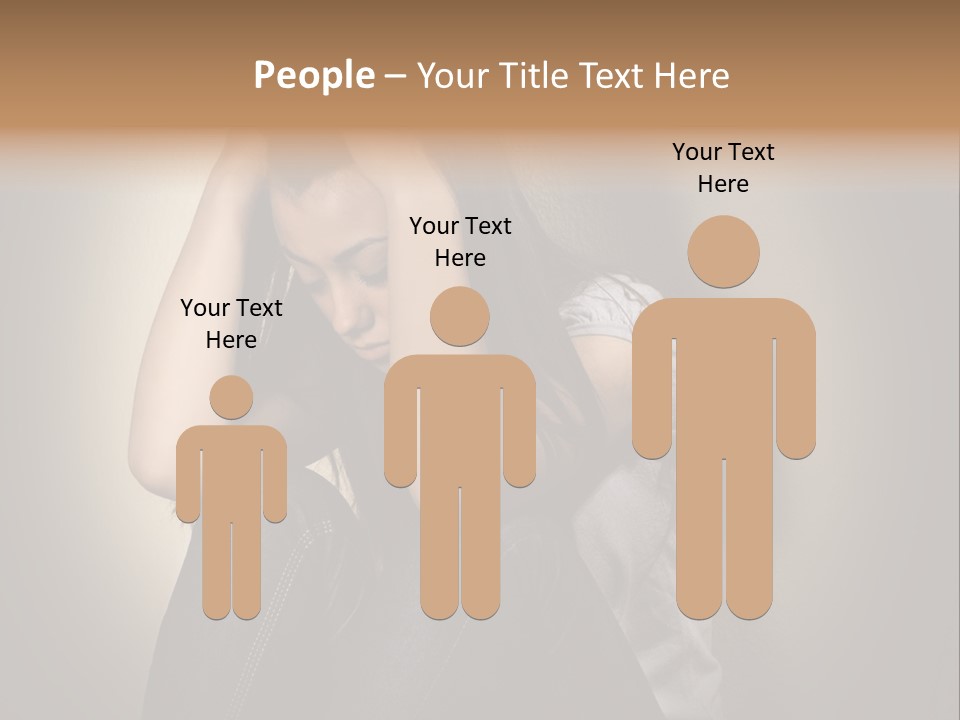 Confused Depressed Misery PowerPoint Template