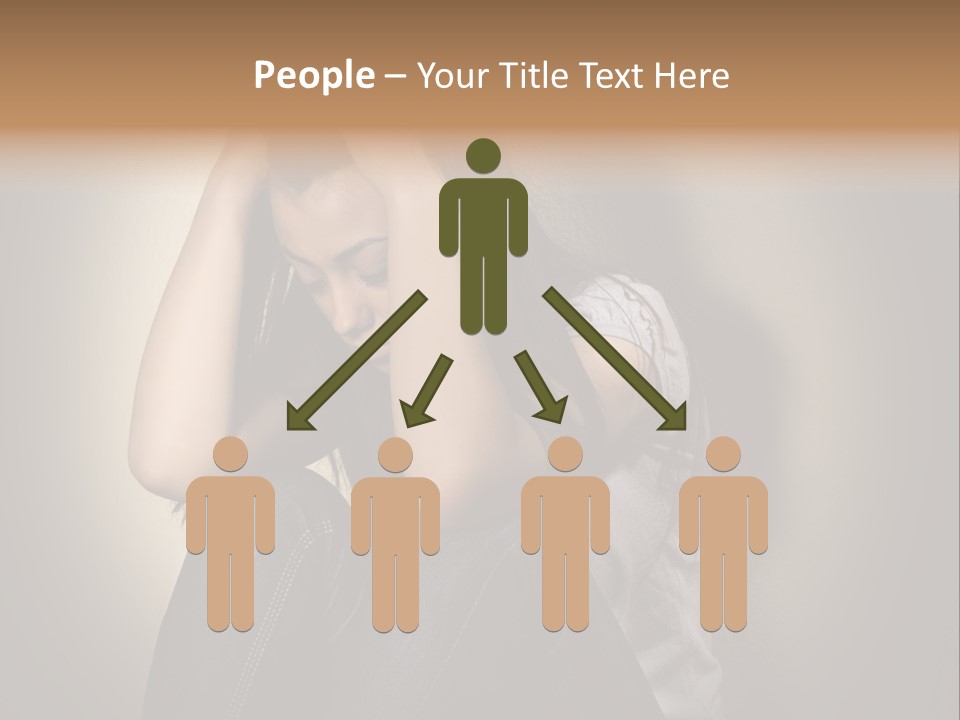 Confused Depressed Misery PowerPoint Template