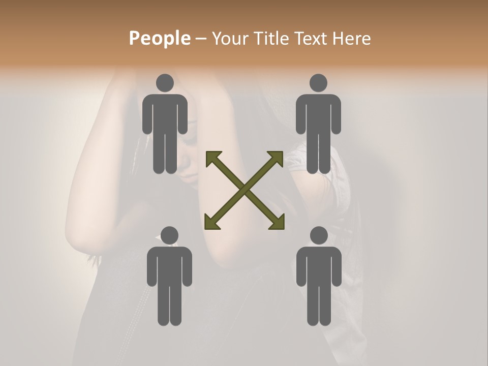 Confused Depressed Misery PowerPoint Template