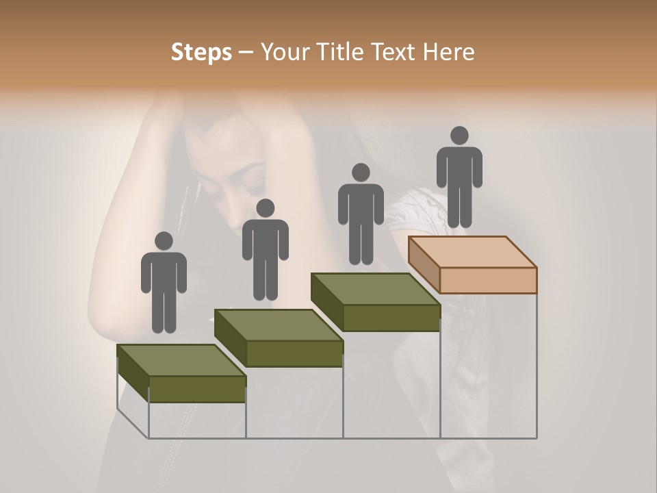 Confused Depressed Misery PowerPoint Template