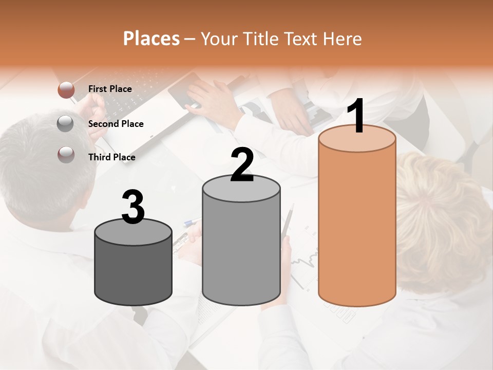 Keypad Paper Person PowerPoint Template