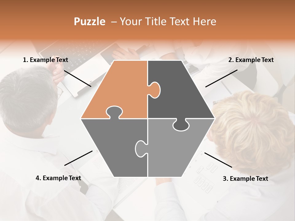 Keypad Paper Person PowerPoint Template