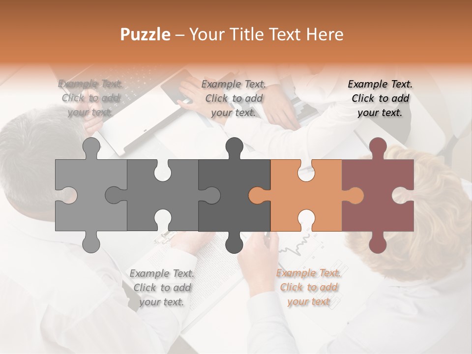 Keypad Paper Person PowerPoint Template