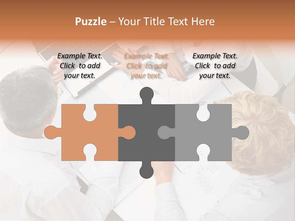 Keypad Paper Person PowerPoint Template