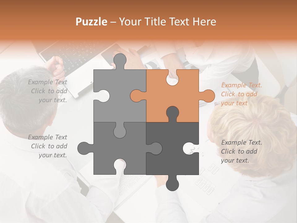 Keypad Paper Person PowerPoint Template