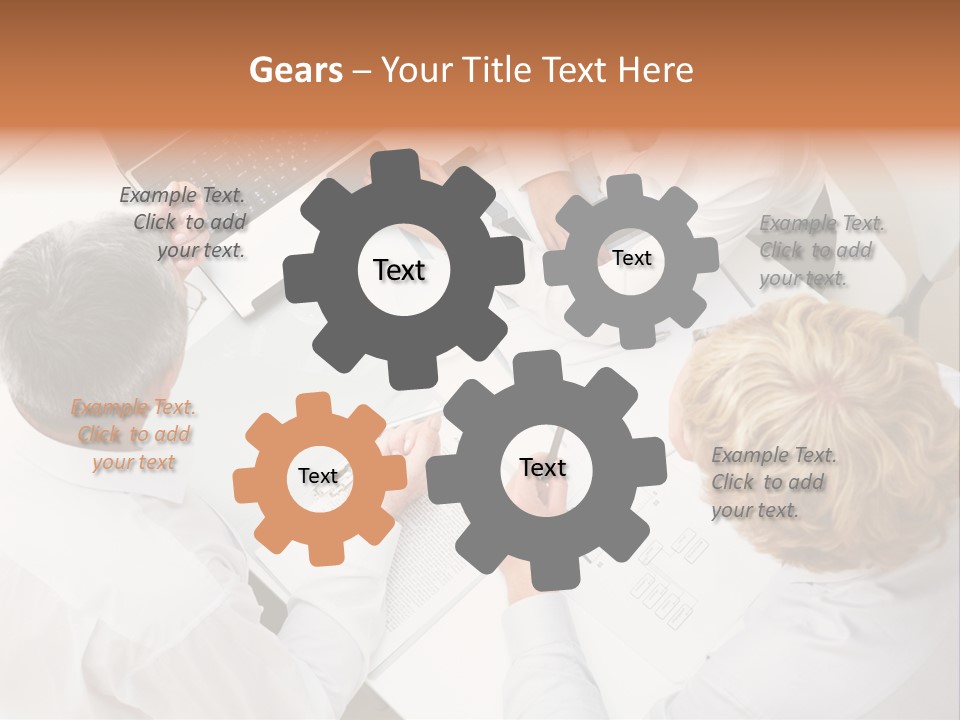 Keypad Paper Person PowerPoint Template