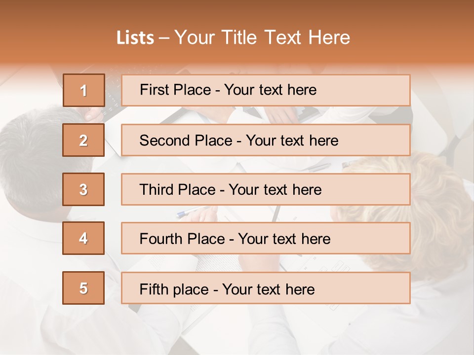 Keypad Paper Person PowerPoint Template