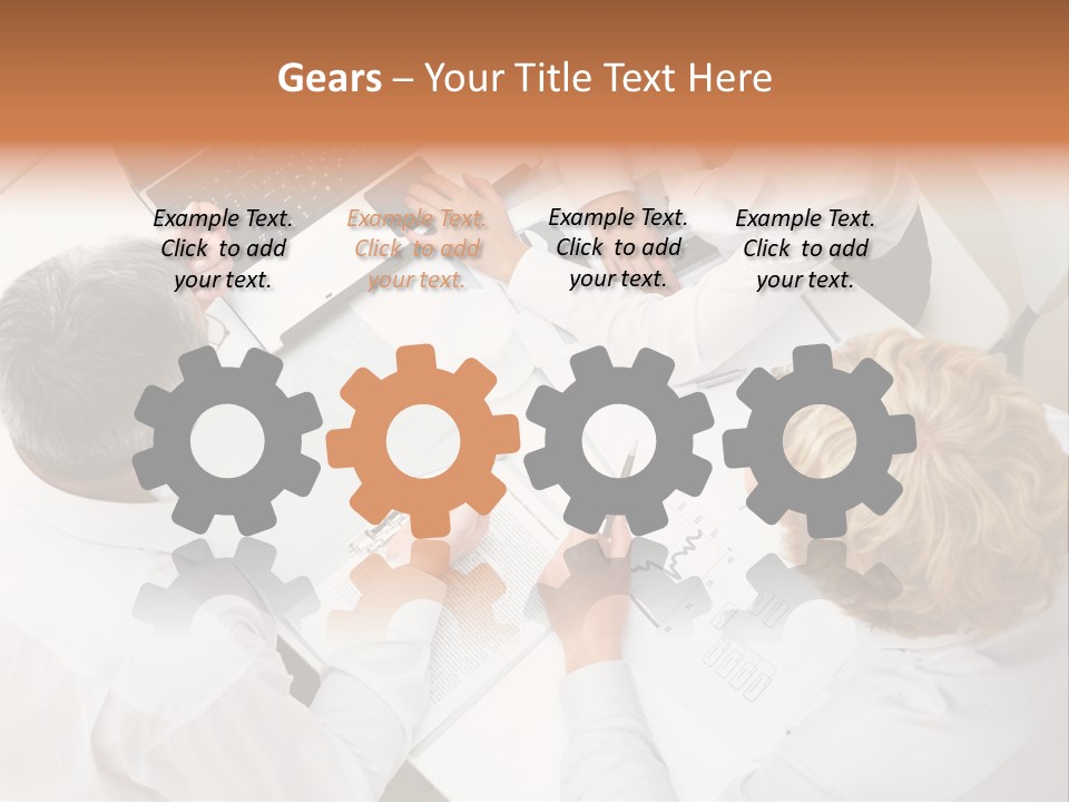 Keypad Paper Person PowerPoint Template