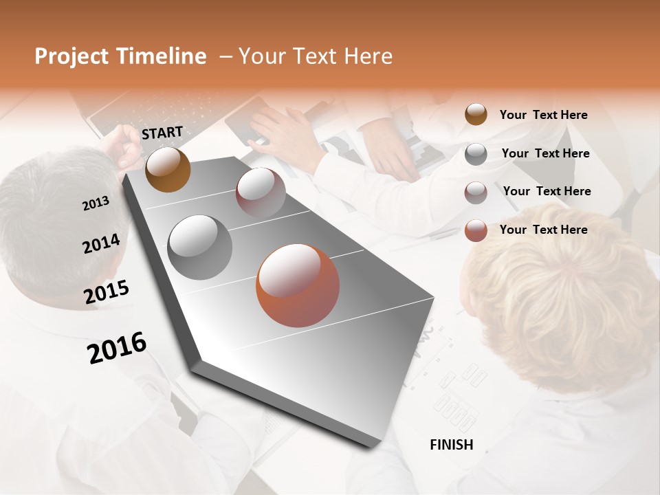 Keypad Paper Person PowerPoint Template