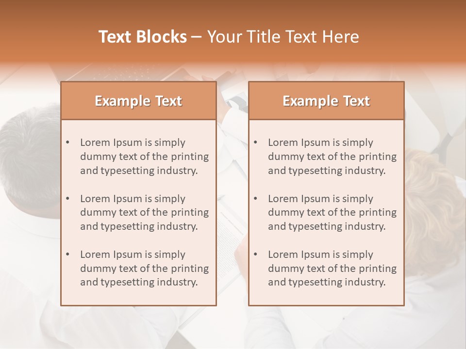Keypad Paper Person PowerPoint Template