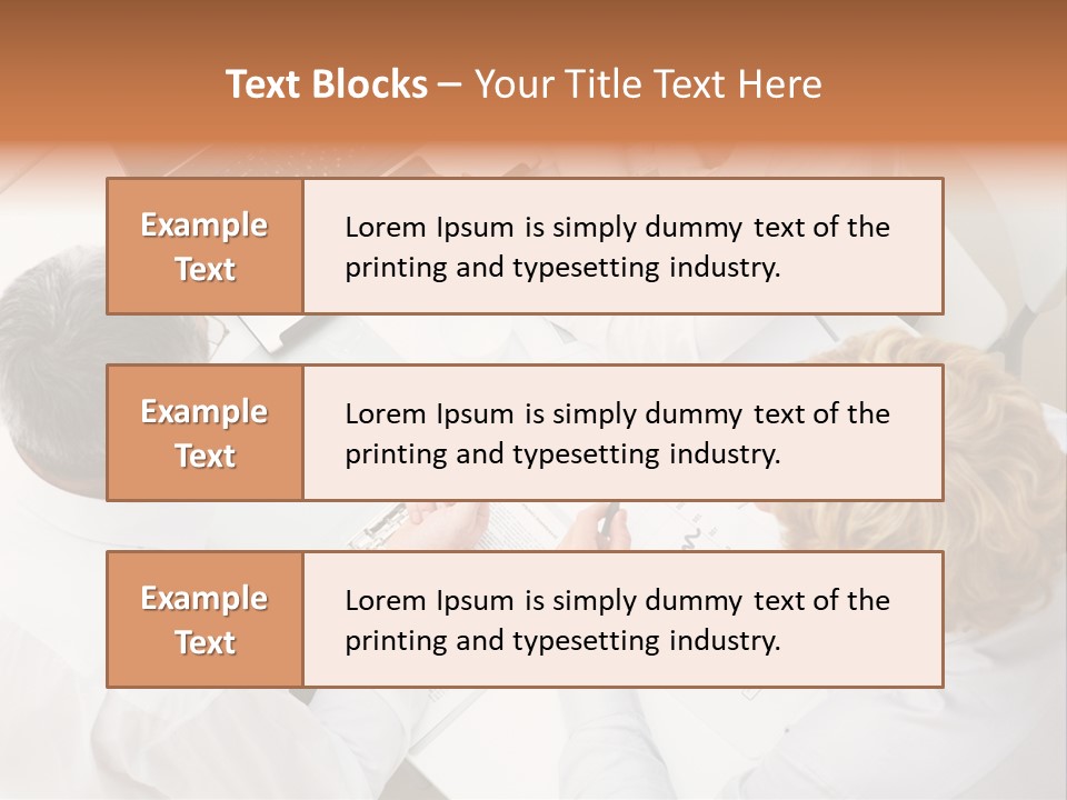 Keypad Paper Person PowerPoint Template