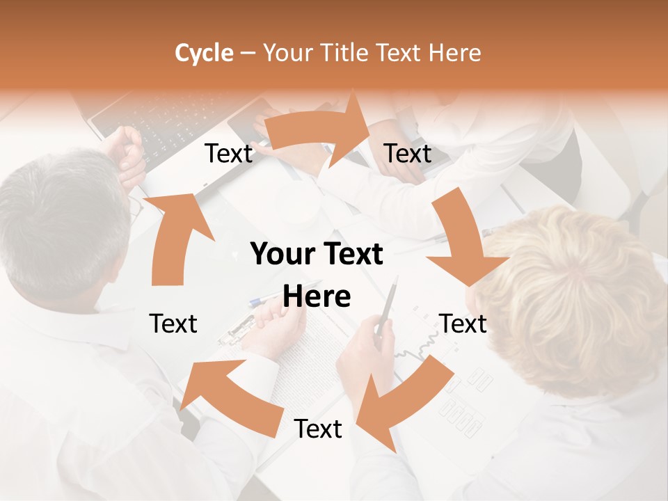 Keypad Paper Person PowerPoint Template