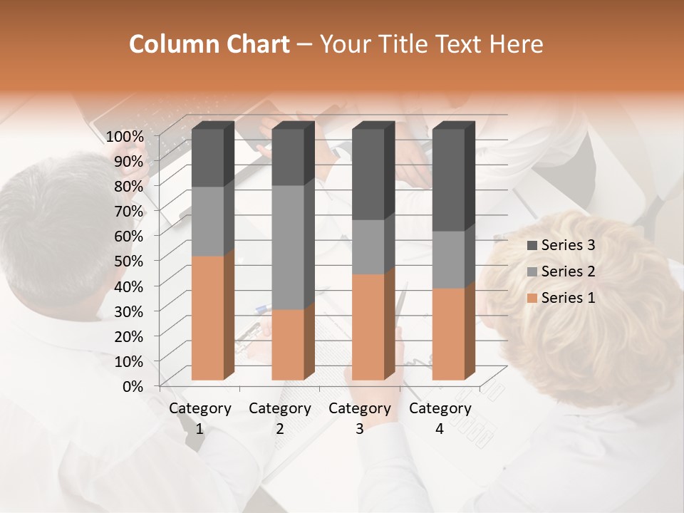 Keypad Paper Person PowerPoint Template