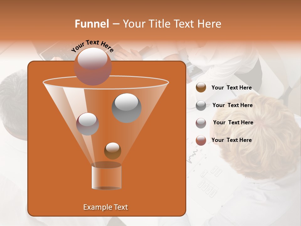 Keypad Paper Person PowerPoint Template