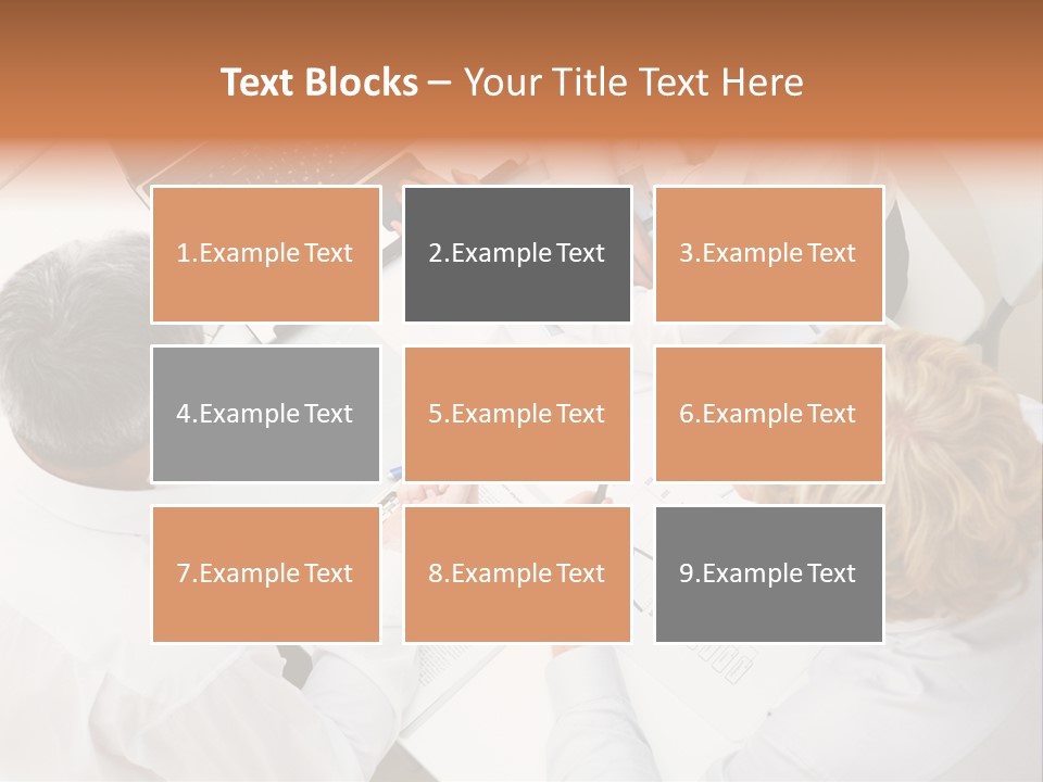 Keypad Paper Person PowerPoint Template