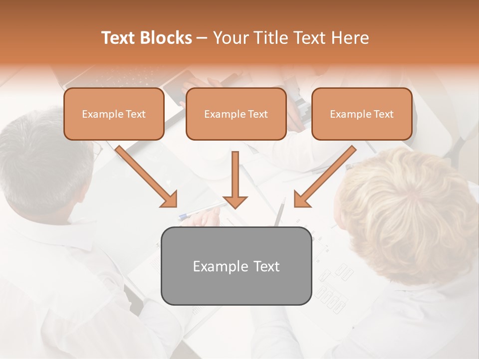 Keypad Paper Person PowerPoint Template