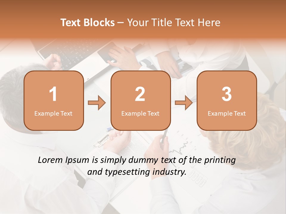 Keypad Paper Person PowerPoint Template