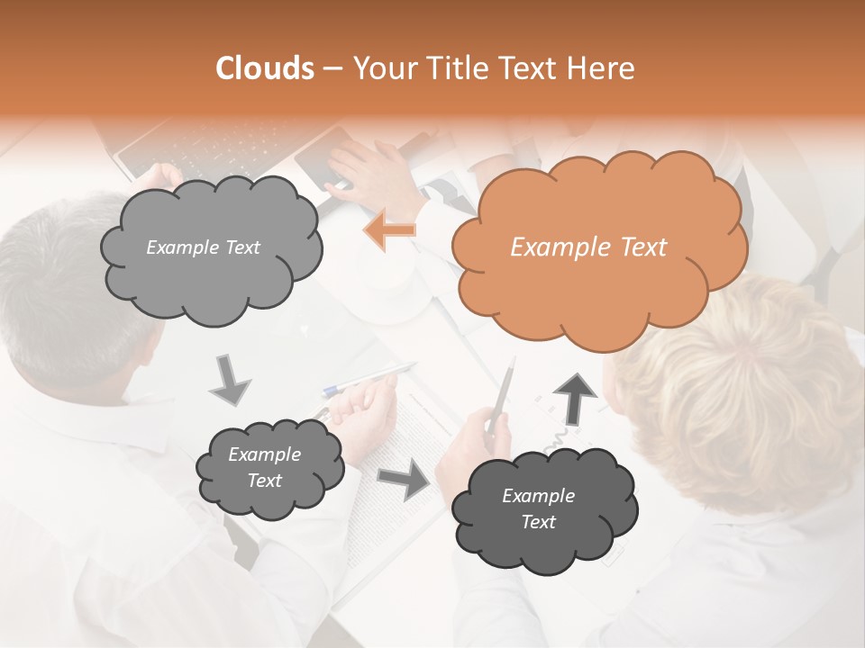 Keypad Paper Person PowerPoint Template