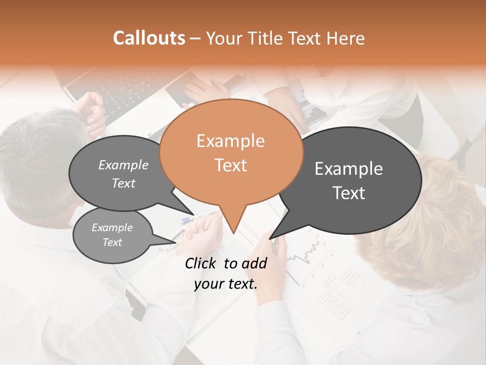 Keypad Paper Person PowerPoint Template