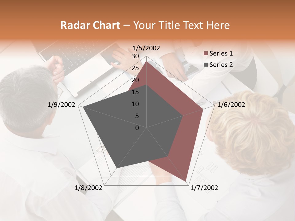 Keypad Paper Person PowerPoint Template