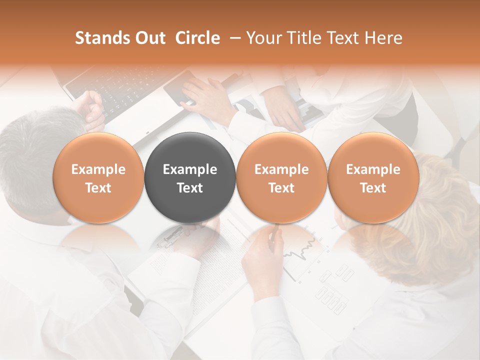 Keypad Paper Person PowerPoint Template