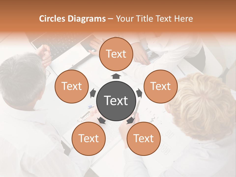 Keypad Paper Person PowerPoint Template